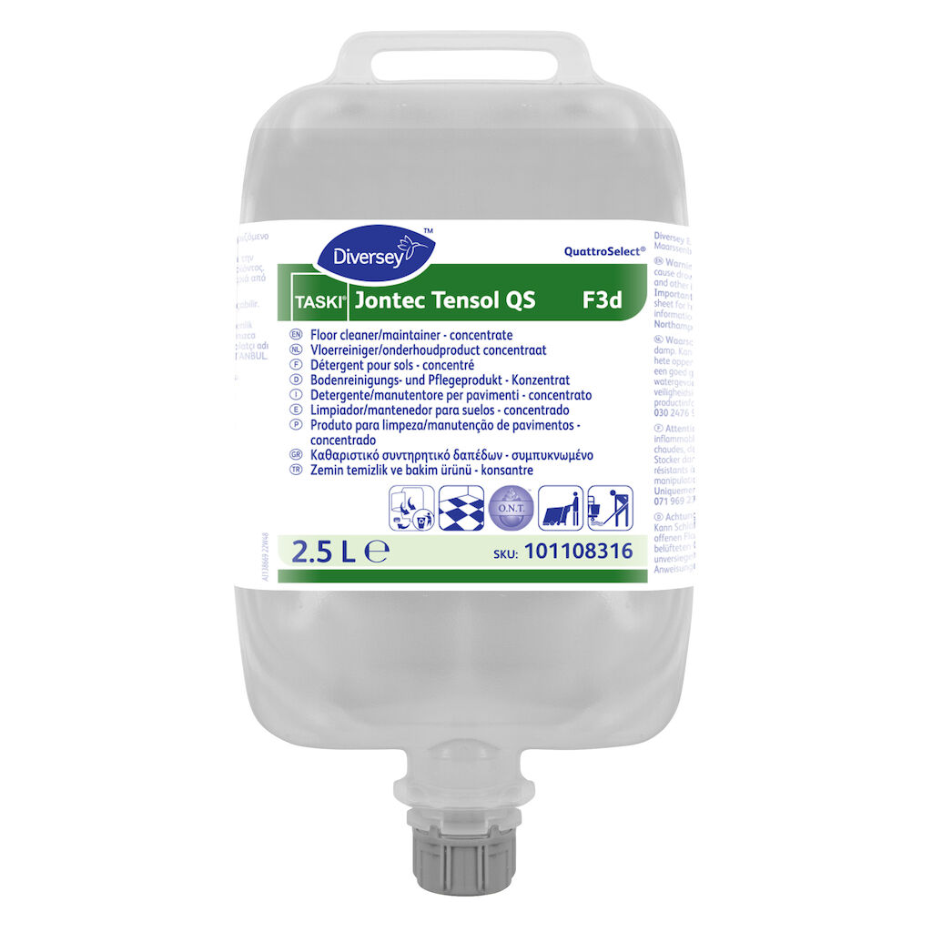 TASKI Jontec Tensol QS F3d 2x2.5L - Détergent/Produit d'entretien pour sols en QuattroSelect